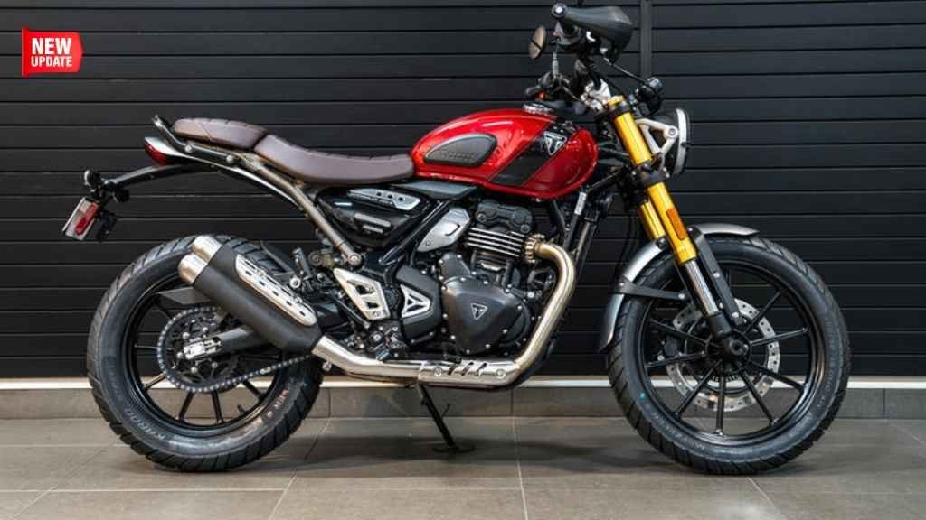Triumph Scrambler 400 X Lava Red Satin